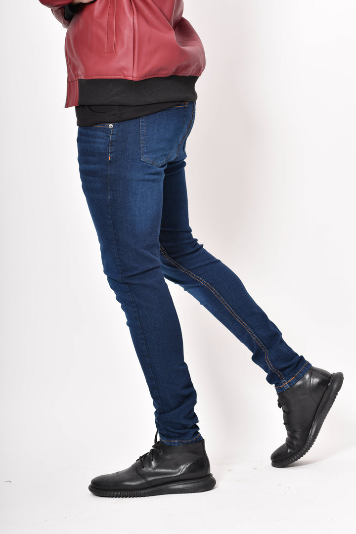JEANS ESSENTIAL 44 - Arcadia - Skinny - Azul Oscuro