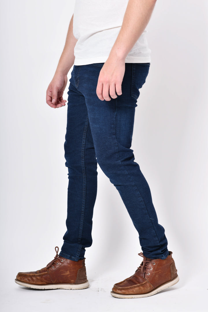 JEANS ESSENTIAL 38 - Aureo - Skinny - Azul Oscuro