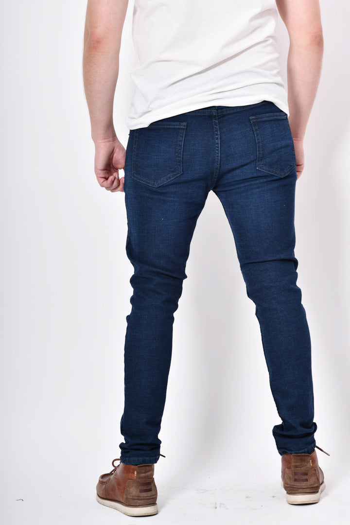 JEANS ESSENTIAL 38 - Aureo - Skinny - Azul Oscuro