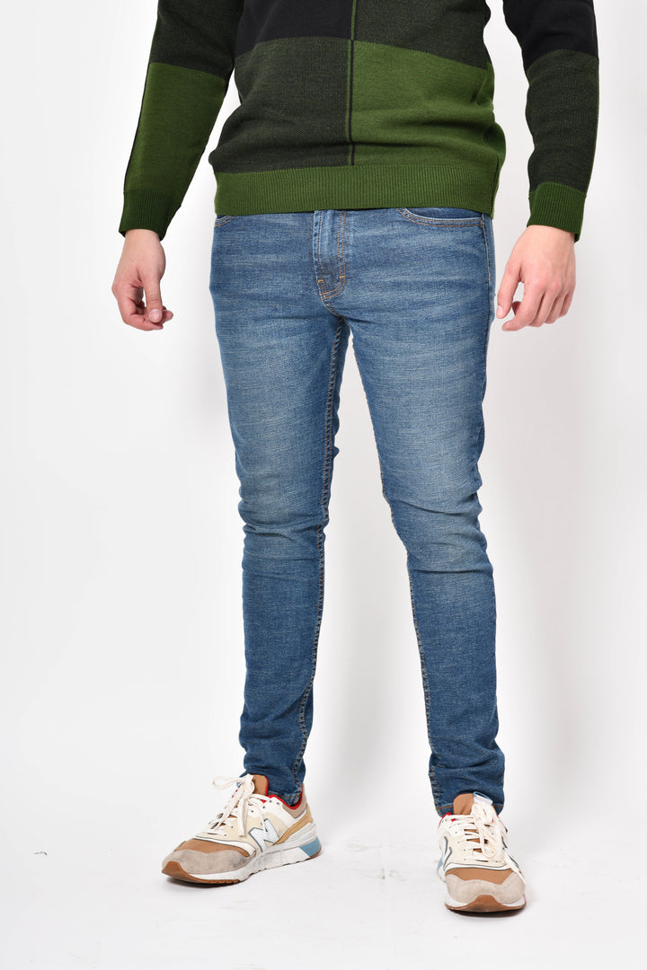 JEANS ESSENTIAL 41 - Merak - Skinny - Azul Lavado