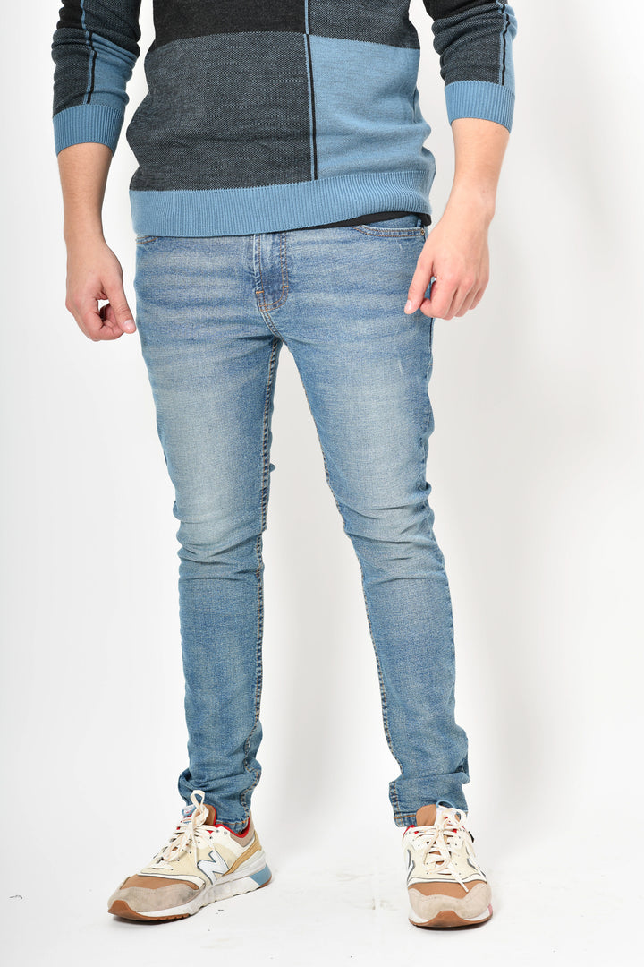 JEANS ESSENTIAL 42 - Vortex - Skinny - Celeste Lavado