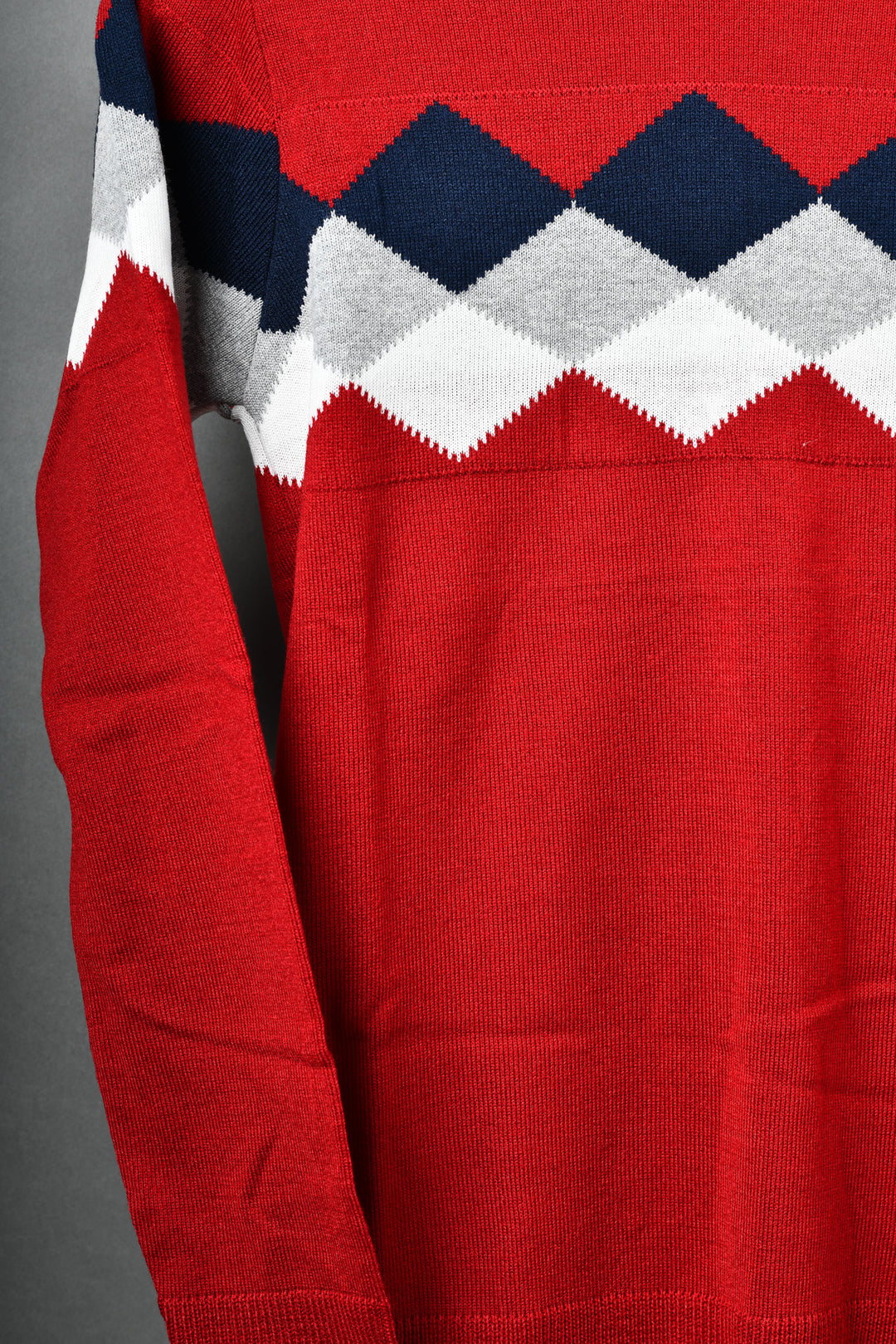 SUÉTER TEJIDO PREMIUM - MICROCENTRO - ROJO