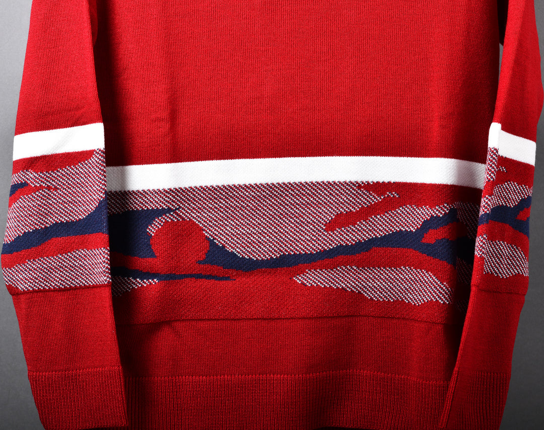 SUÉTER TEJIDO PREMIUM - RECOLETA - ROJO