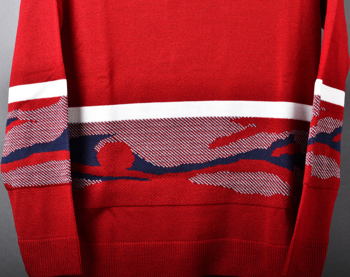 SUÉTER TEJIDO PREMIUM - RECOLETA - ROJO