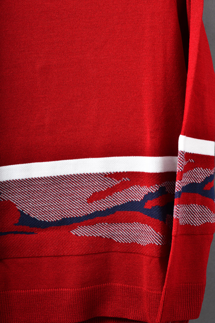 SUÉTER TEJIDO PREMIUM - RECOLETA - ROJO