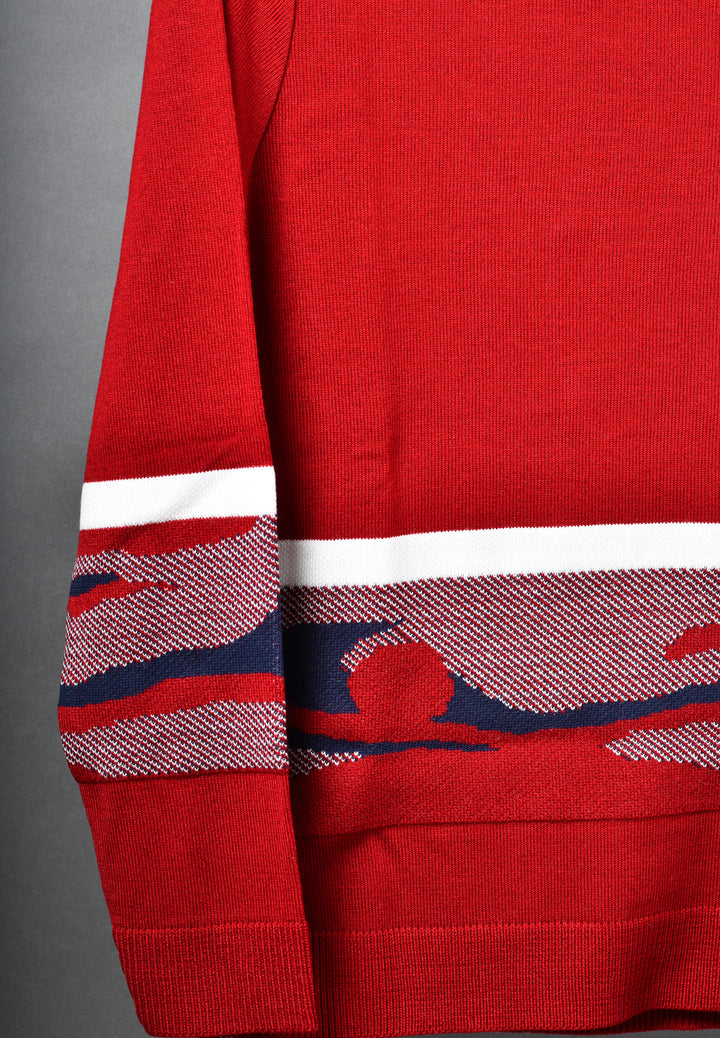 SUÉTER TEJIDO PREMIUM - RECOLETA - ROJO