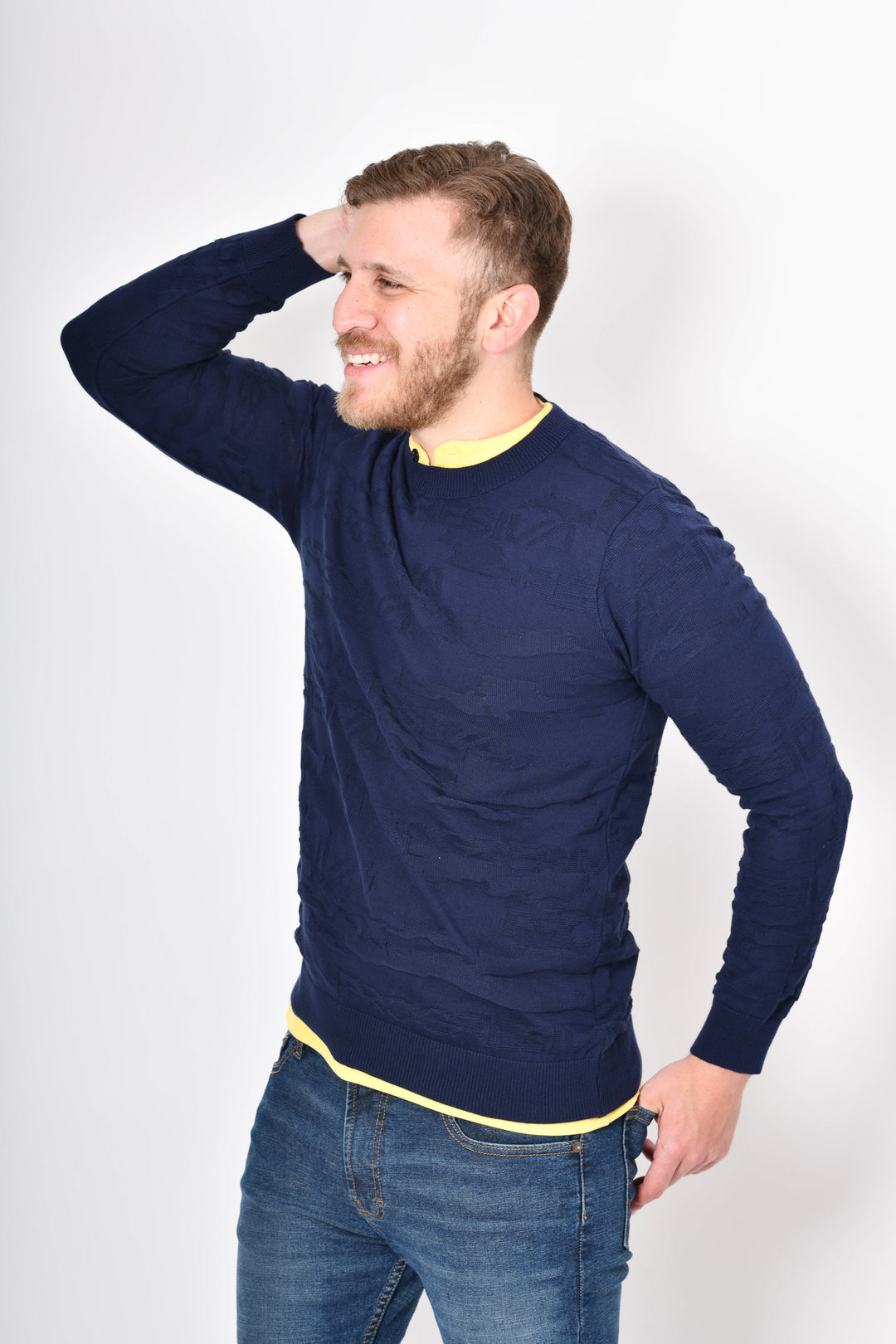 SUÉTER TEJIDO PREMIUM - PROGRESIVA AZUL