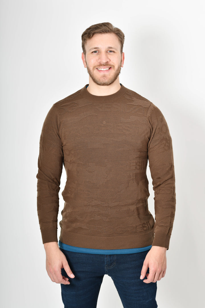 SUÉTER TEJIDO PREMIUM - PROGRESIVA CAFÉ
