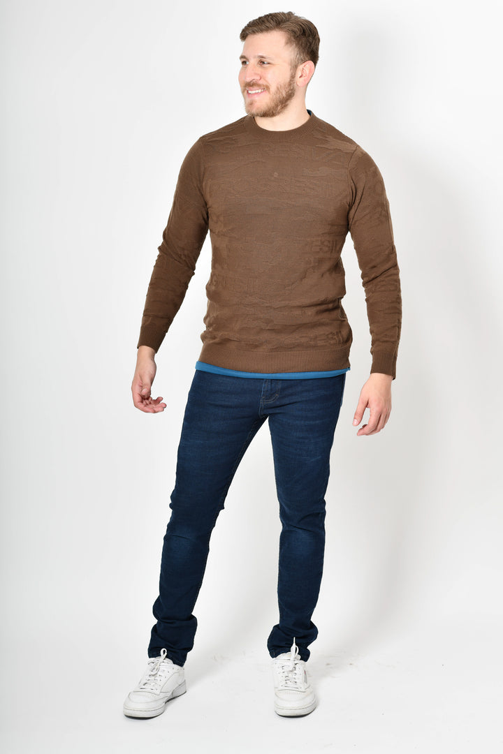 SUÉTER TEJIDO PREMIUM - PROGRESIVA CAFÉ
