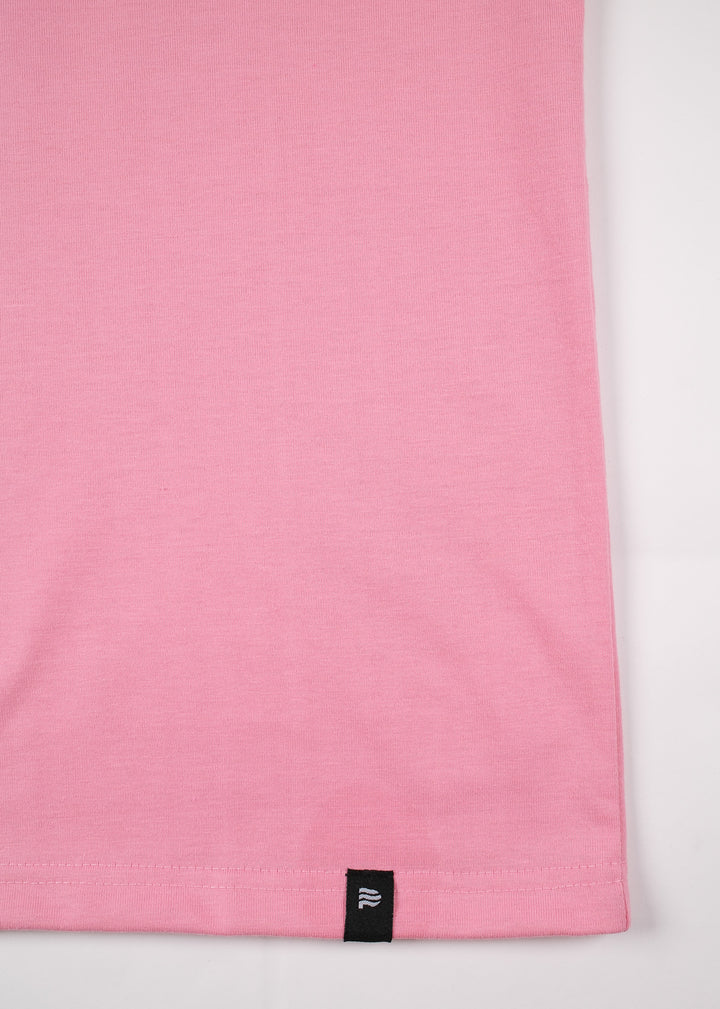 Playera Oversized Fit  - rosada