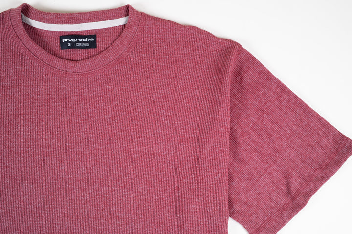 Playera Oversized Fit  - Palo Rosa