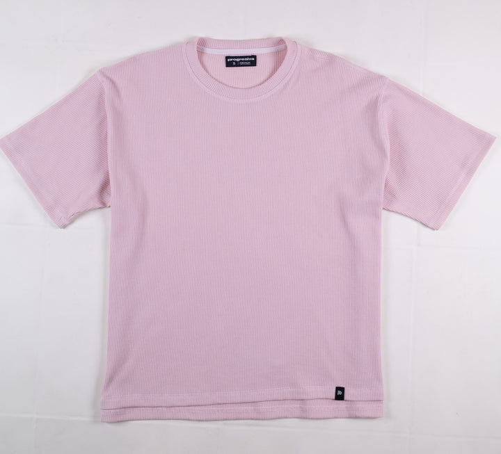 Playera Oversized Fit  - Rosa