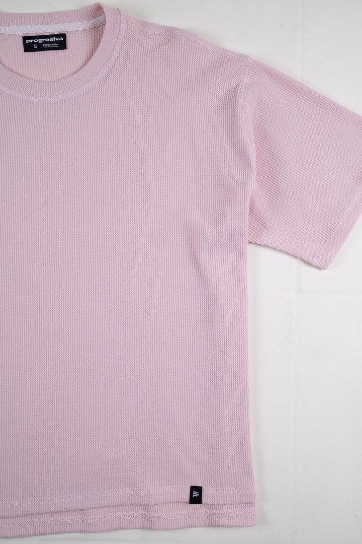 Playera Oversized Fit  - Rosa