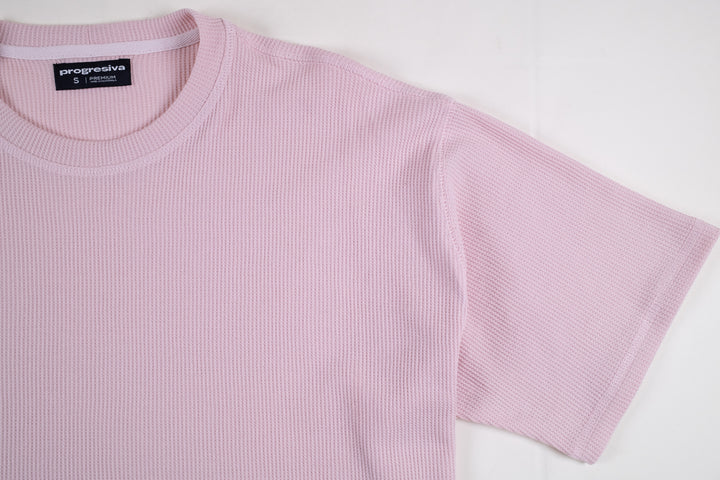 Playera Oversized Fit  - Rosa