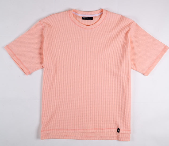 Playera Oversized Fit  - Salmón