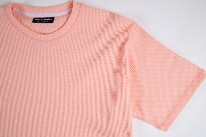 Playera Oversized Fit  - Salmón