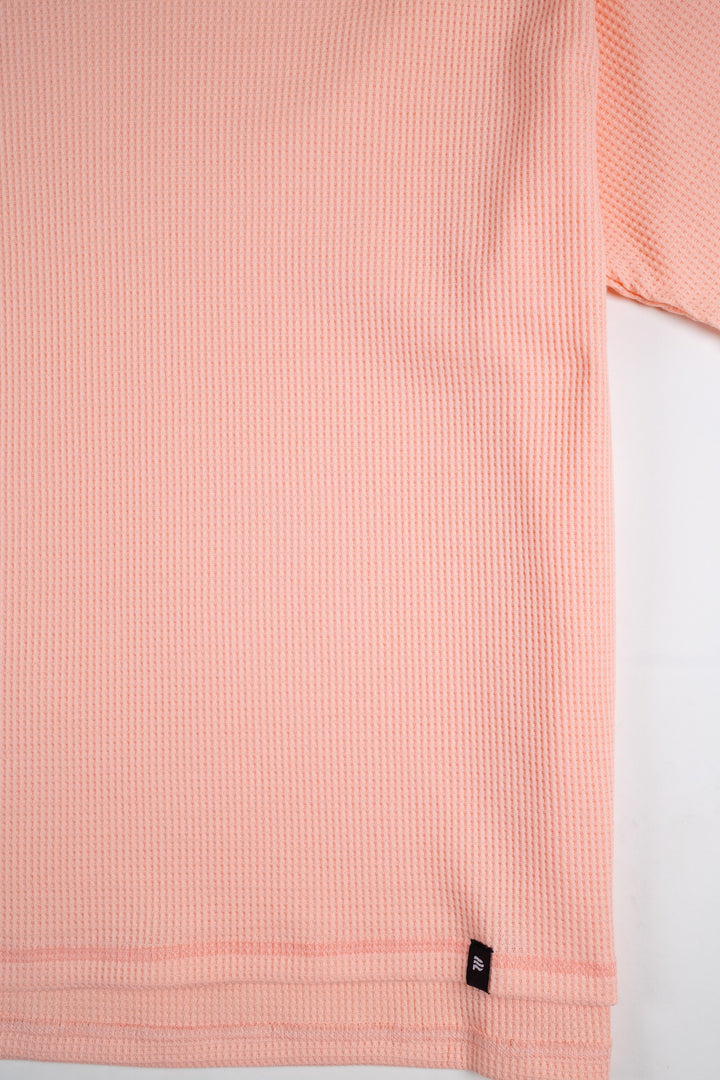 Playera Oversized Fit  - Salmón