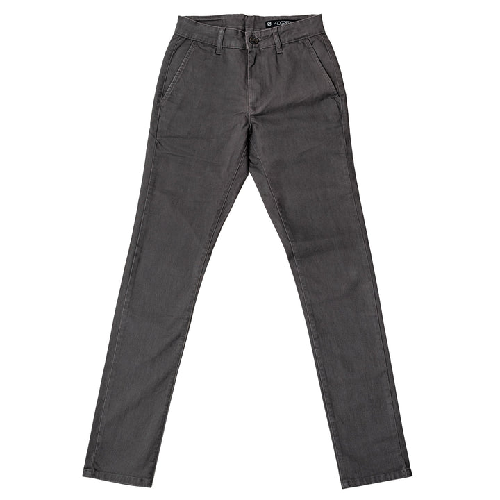 Pantalón  de gabardina skinny - gris oscuro