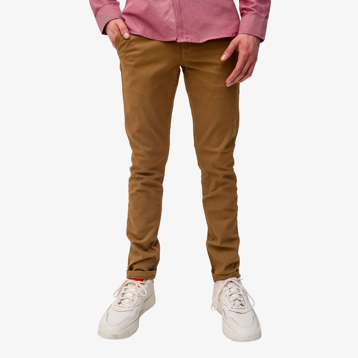 Pantalón  de gabardina skinny - gena