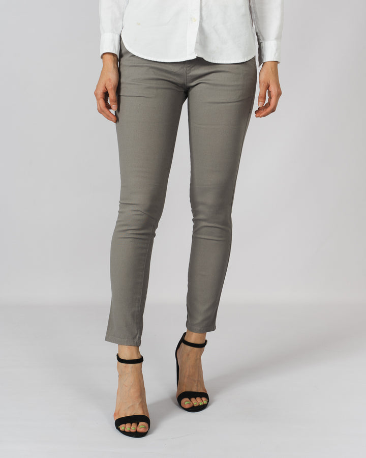 Pantalón de gabardina - gris claro