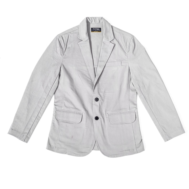 Saco de gabardina - gris claro