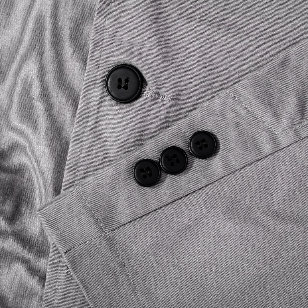 Saco de gabardina - gris claro