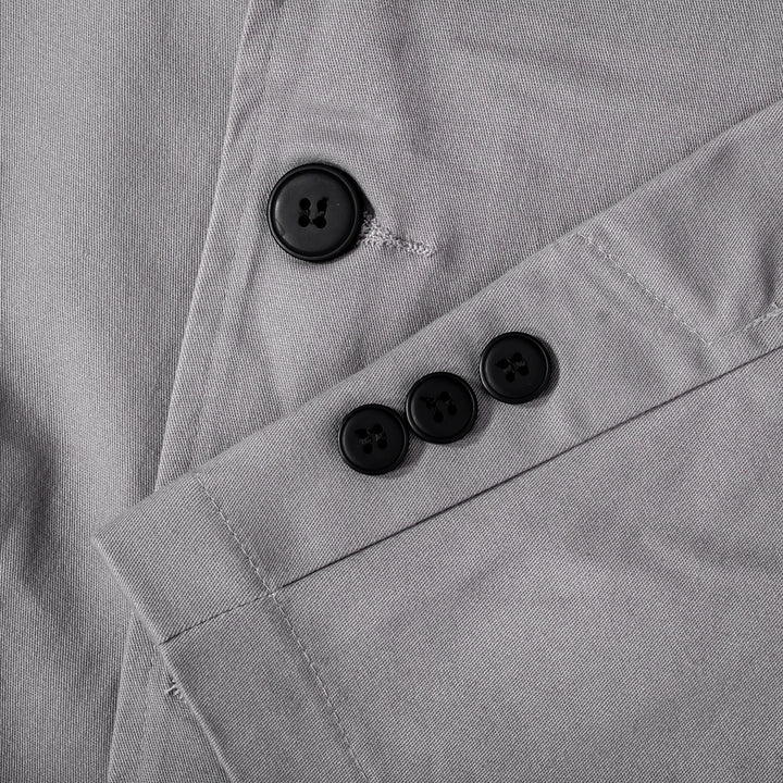 Saco de gabardina - gris claro