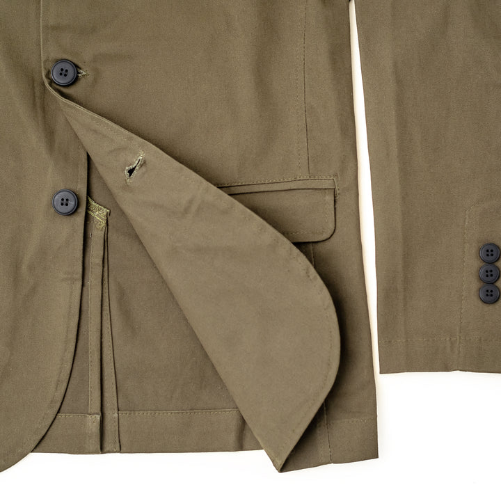 Saco de gabardina - verde musgo