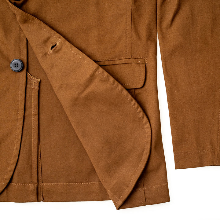 Saco de gabardina - café claro