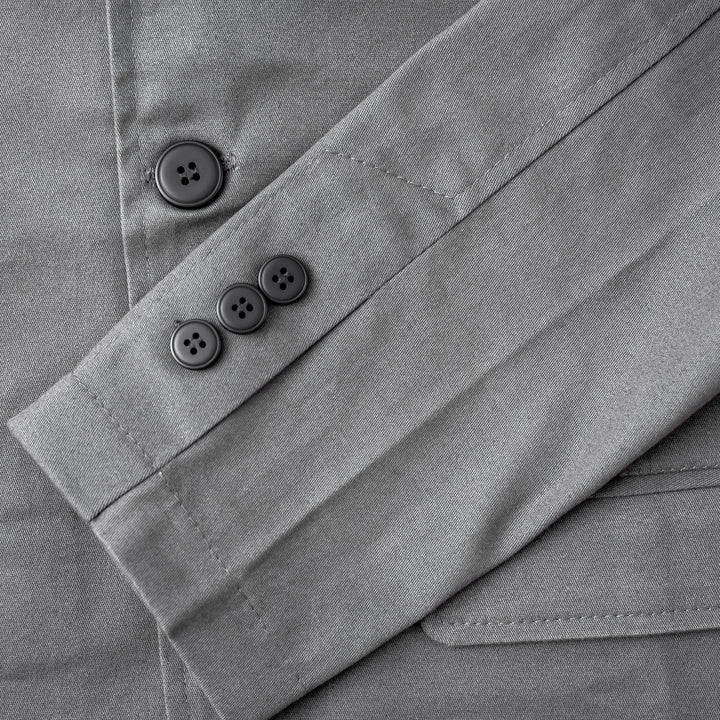 Saco de gabardina - gris oxford