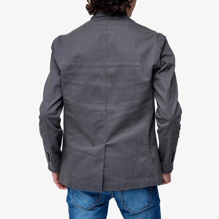 Saco de gabardina - gris oxford
