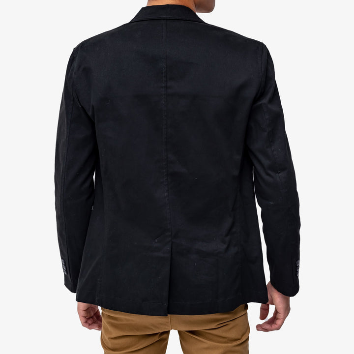 Saco de gabardina - negro