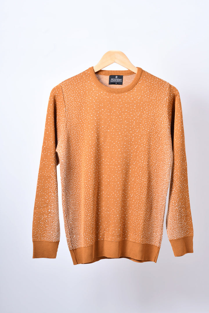 Suéter amarillo - white dots