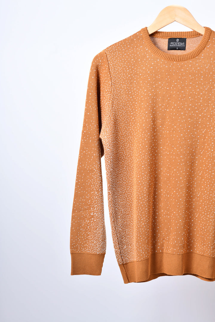 Suéter amarillo - white dots