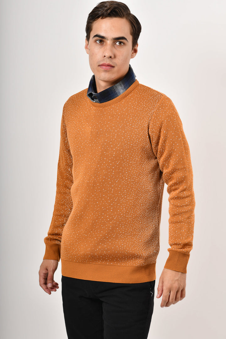 Suéter amarillo - white dots