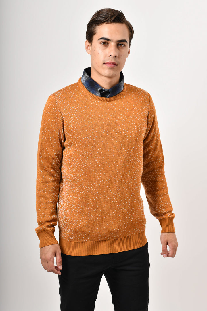 Suéter amarillo - white dots