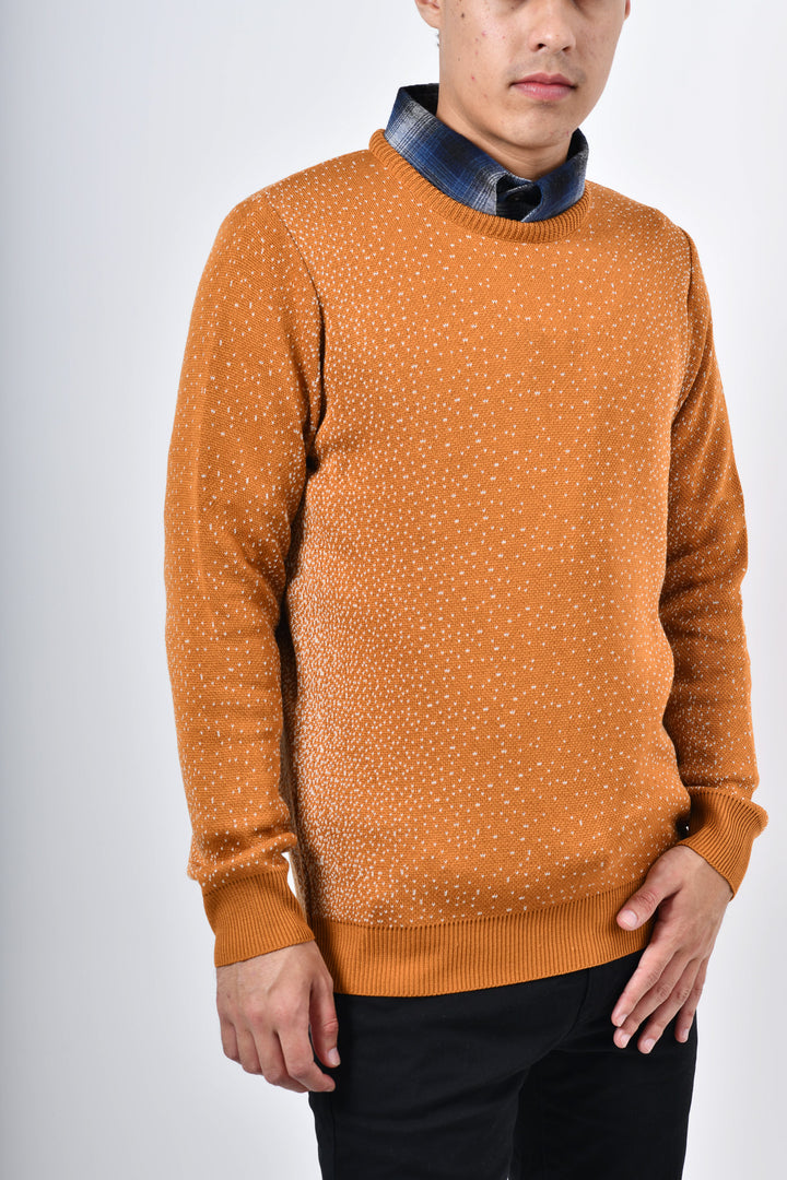 Suéter amarillo - white dots