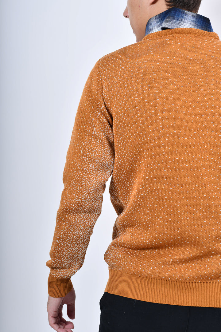 Suéter amarillo - white dots