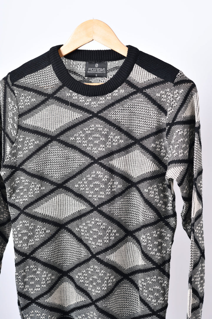 Suéter negro - rombos