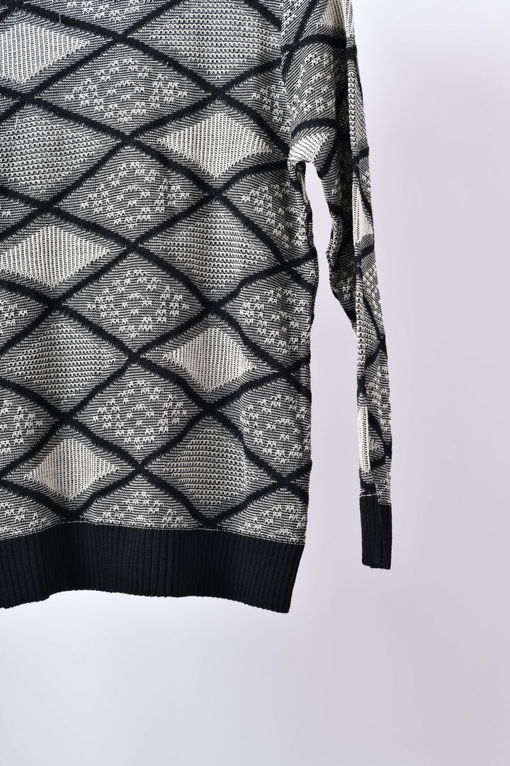 Suéter negro - rombos