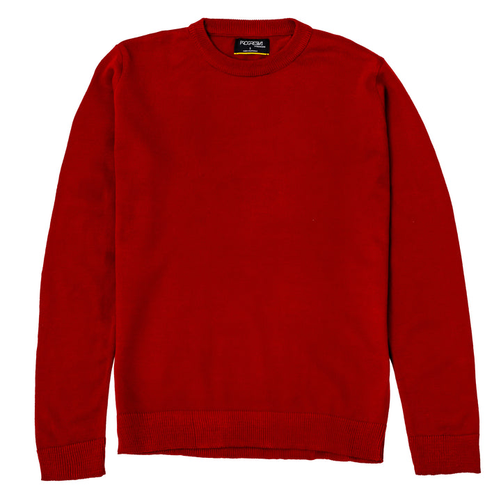 Suéter Rojo - cuello redondo