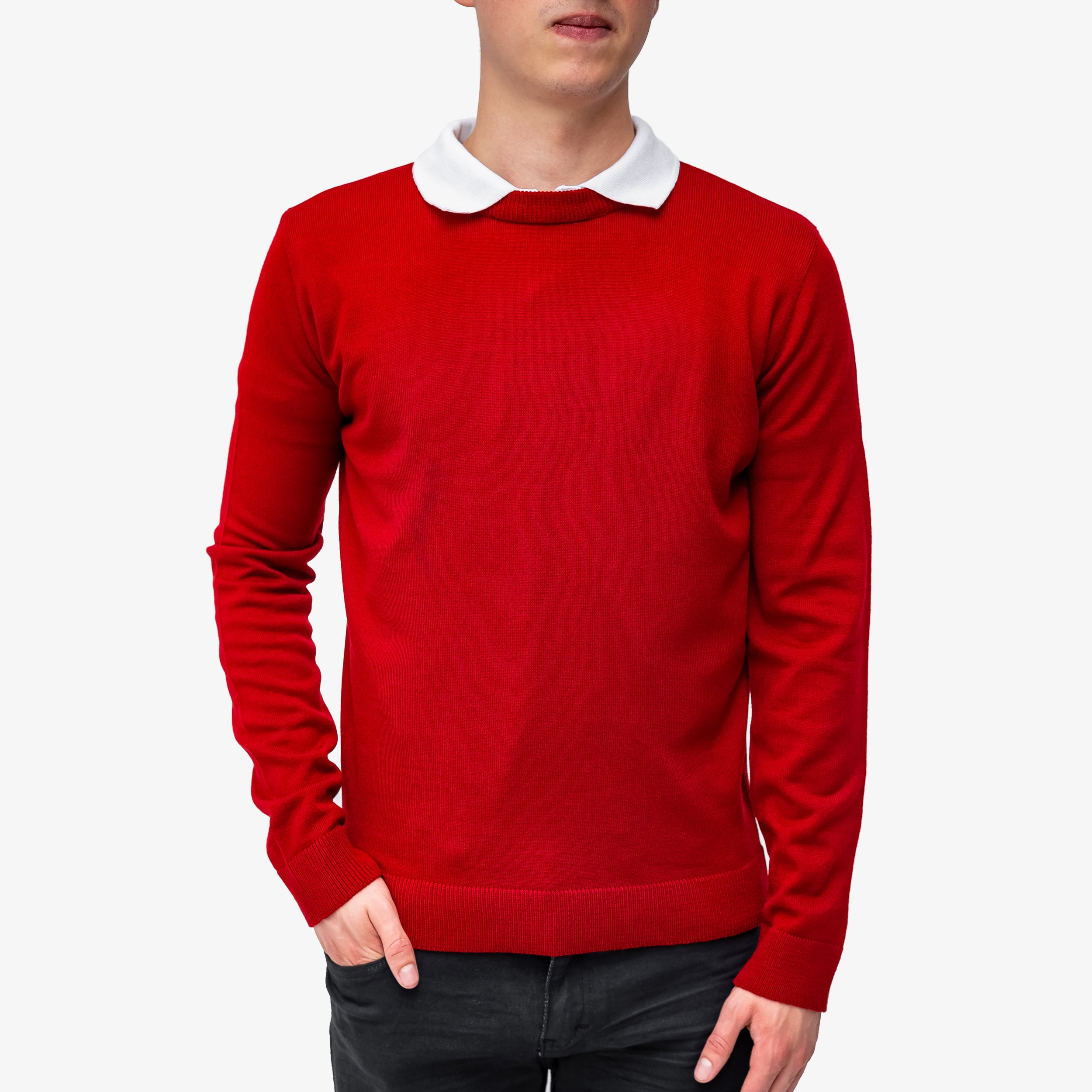 Sueter polo rojo 2025