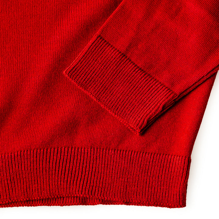 Suéter Rojo - cuello "V"