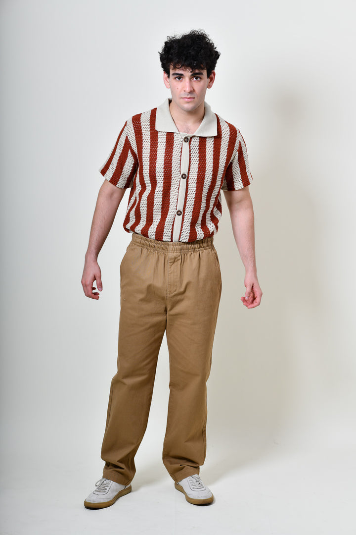 Pantalón de Gabardina Comfy - Caqui