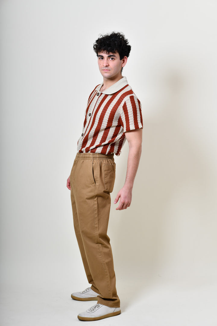Pantalón de Gabardina Comfy - Caqui