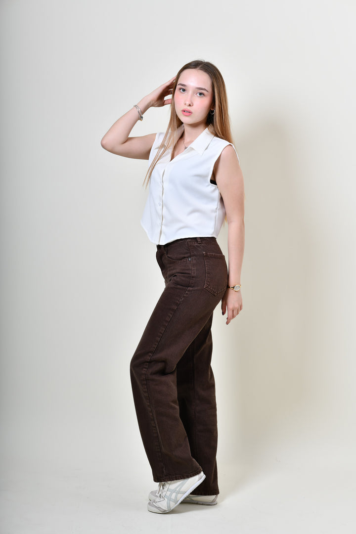 Super Denim Mujer - Café