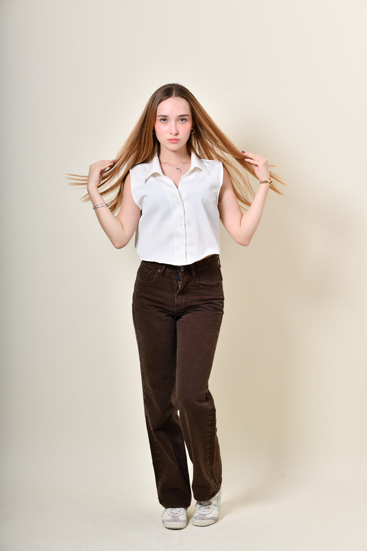 Super Denim Mujer - Café