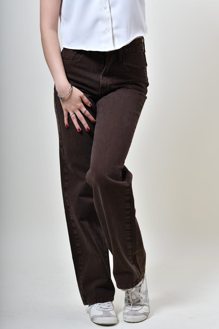 Super Denim Mujer - Café