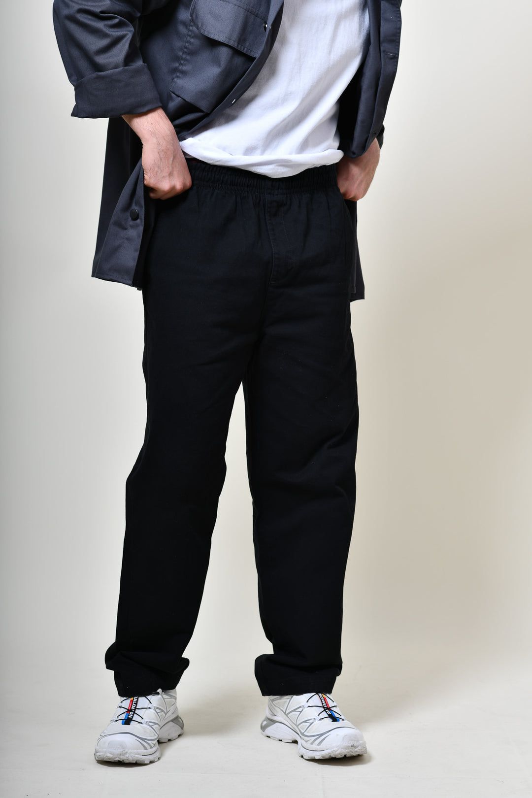 Pantalón de Gabardina Comfy - Negro