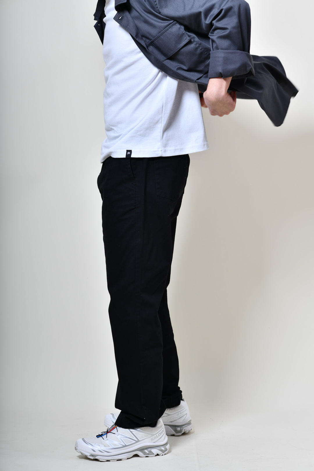 Pantalón de Gabardina Comfy - Negro